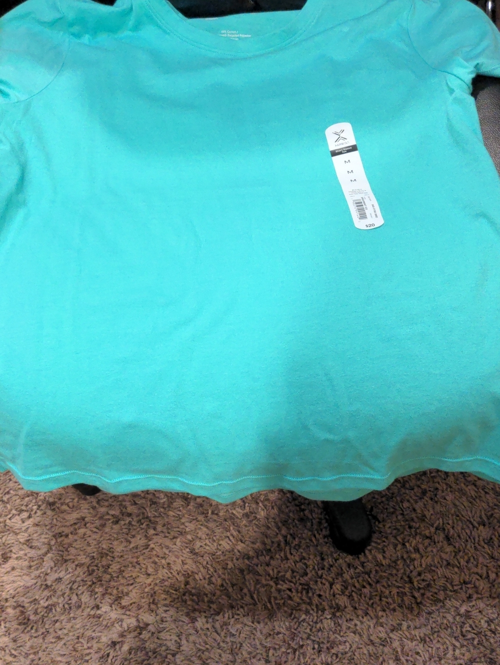 Women's Scoop Neck Tee - Turquoise